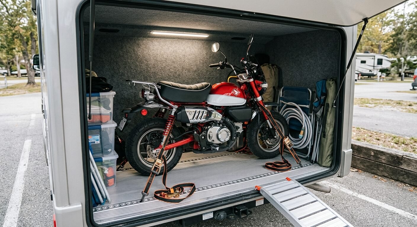 moto pour soute de camping-car