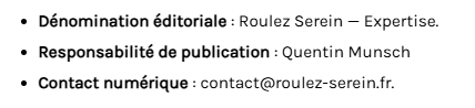 Mentions Légales et Conditions Générales d’Utilisation (CGU) 1