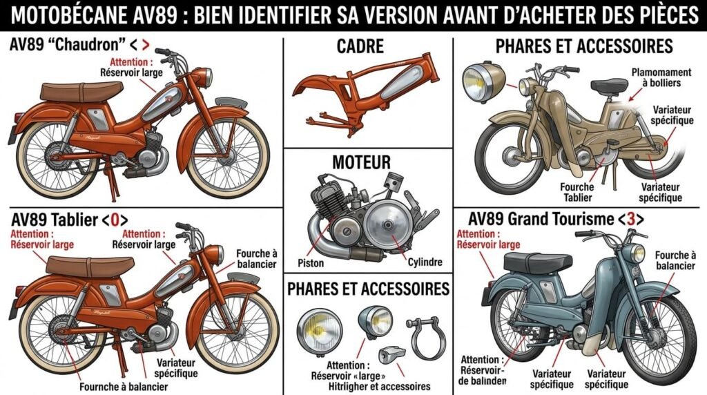 Motobécane AV89 : histoire, moteur chaudron et restauration 3