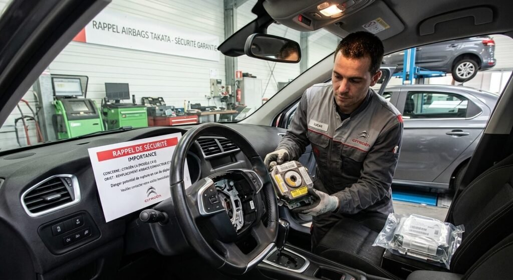 Rappel des airbags Takata sur Citroën C4 : modèles concernés et démarches 3