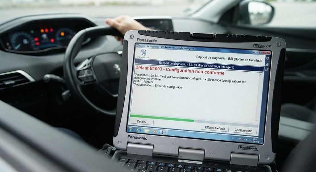 Peugeot B1003 : que signifie ce code défaut 3