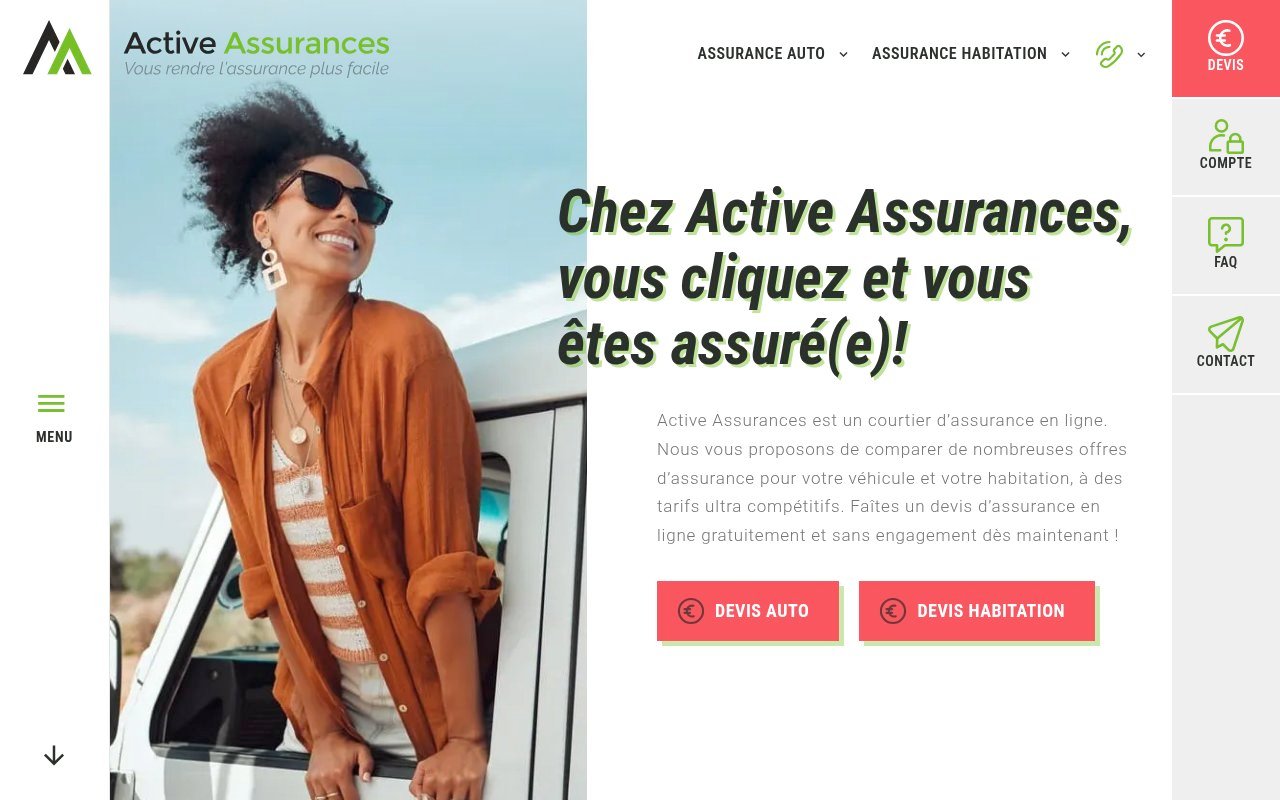 Assureurs traditionnels vs Néo-assureurs : où payer son assurance auto moins cher ? 5 Aperçu du site Active Assurances