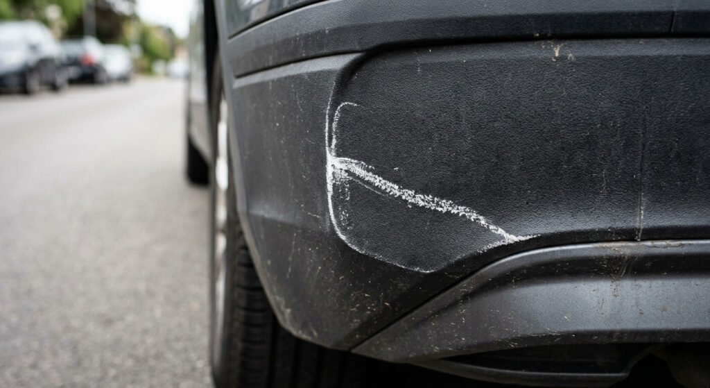 rayure-frottement-pare-choc-plastique-noir-voiture